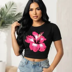 🖤 Camiseta con diseño — Negro