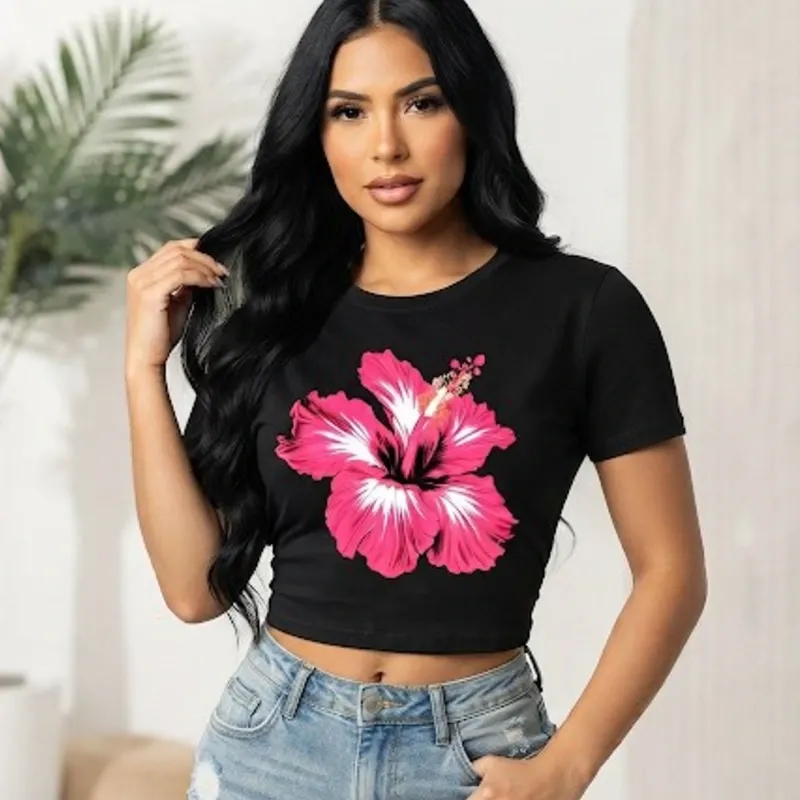 🖤 Camiseta con diseño — Negro