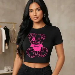 🖤 Camiseta con diseño — Negro
