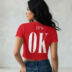 ❤️ Camiseta con diseño — Rojo