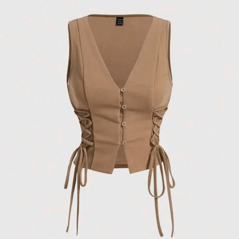 Chaleco beige 