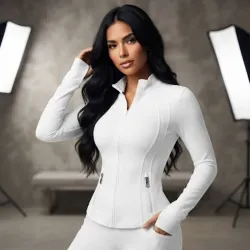 🤍 Chaqueta deportiva — Blanco