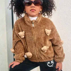 🤎 Chaqueta peluche — Marrón 