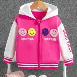 🩷 Chaqueta universitaria — Rosada 