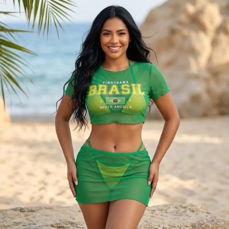 Conjunto d bikini de 4 piezas