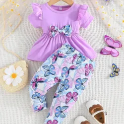 💜 Conjunto de licra y blusa — Malva 