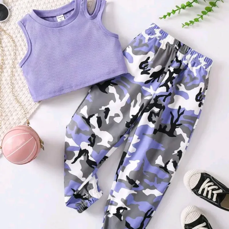 💜 Conjunto de pantalón y top — Malva 