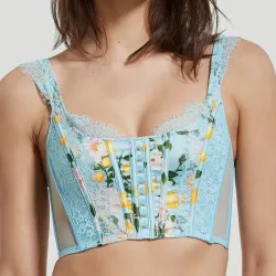 🩵 Corsé Victoria's Secret — Azul