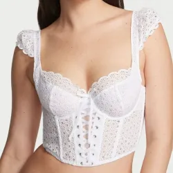 🤍 Corsé Victoria's Secret — Blanco