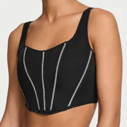 🖤 Corsé Victoria's Secret — Negro