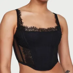 🖤 Corsé Victoria's Secret — Negro