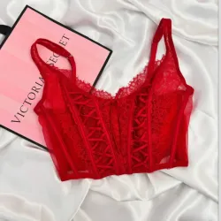 ❤️ Corsé Victoria's Secret — Rojo