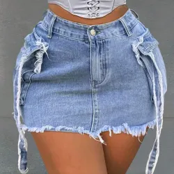 🩵 Falda de mezclilla — Azul 