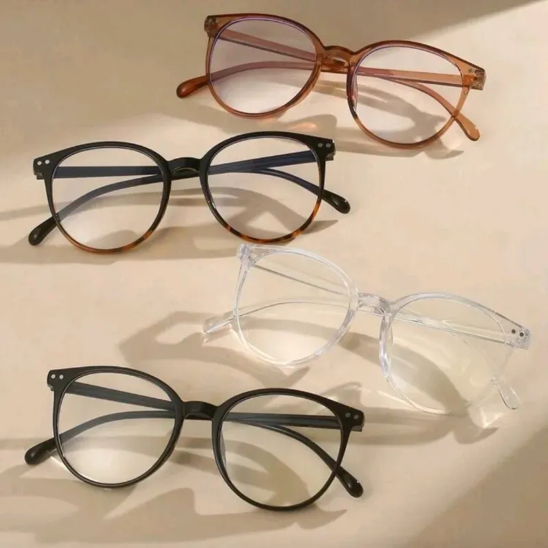 🖤 Gafas con cristales transparentes 