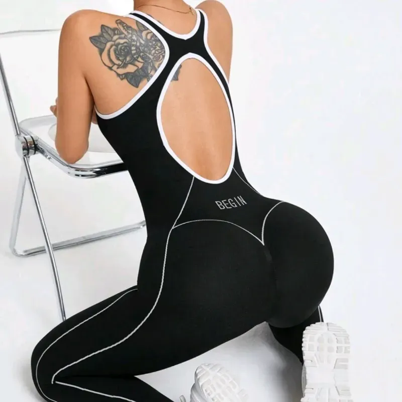 🖤 Mono deportivo largo — Negro