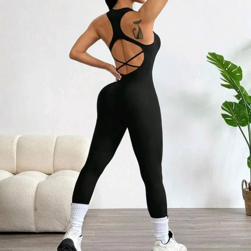 🖤 Mono deportivo largo — Negro