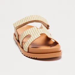 🤎 Sandalia estilo Hermes — Beige