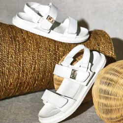 🤍 Sandalias de correas — Blanco