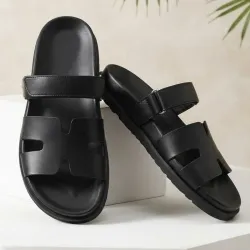 🖤 Sandalias Hermes — Negro