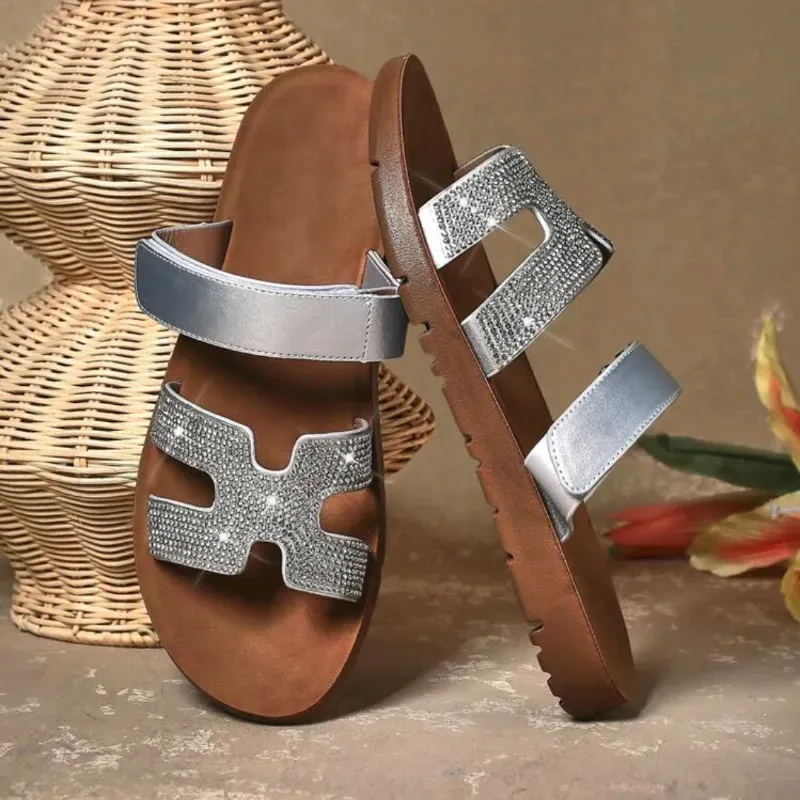 Sandalias plateadas