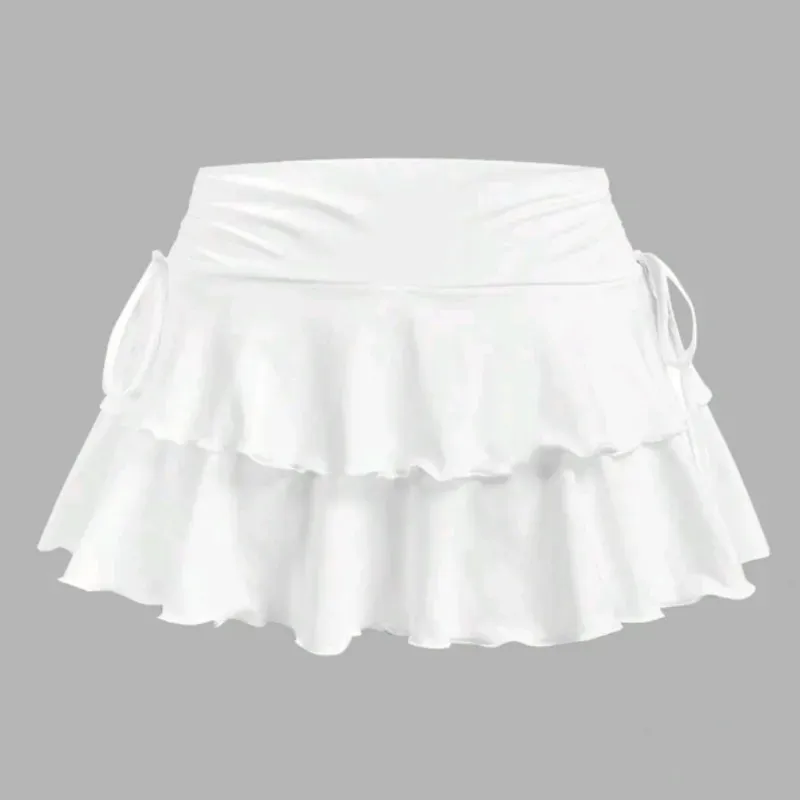 🤍 Skort de vuelos — Blanco