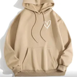 🤎 Sudadera con capucha — Beige