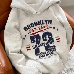 Sudadera con capucha diseño brooklyn 72
