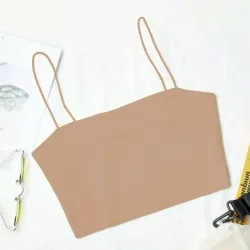 🤎 Top corto de tirantes — Beige