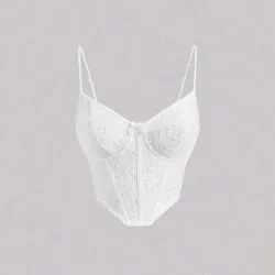 Top blanco con tirantes