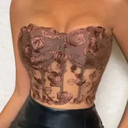 Top carmelita se encaje