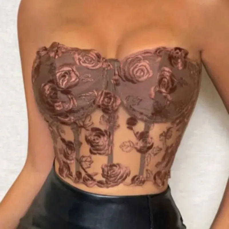 Top carmelita se encaje