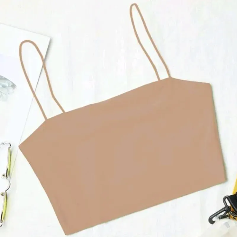 🤎 Top corto de tirantes — Beige