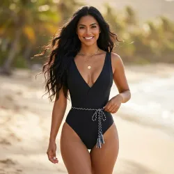 🖤 Trusa con cinturón — Negro