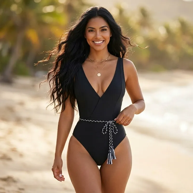🖤 Trusa con cinturón — Negro