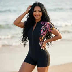 🖤 Trusa short de mangas cortas — Negro