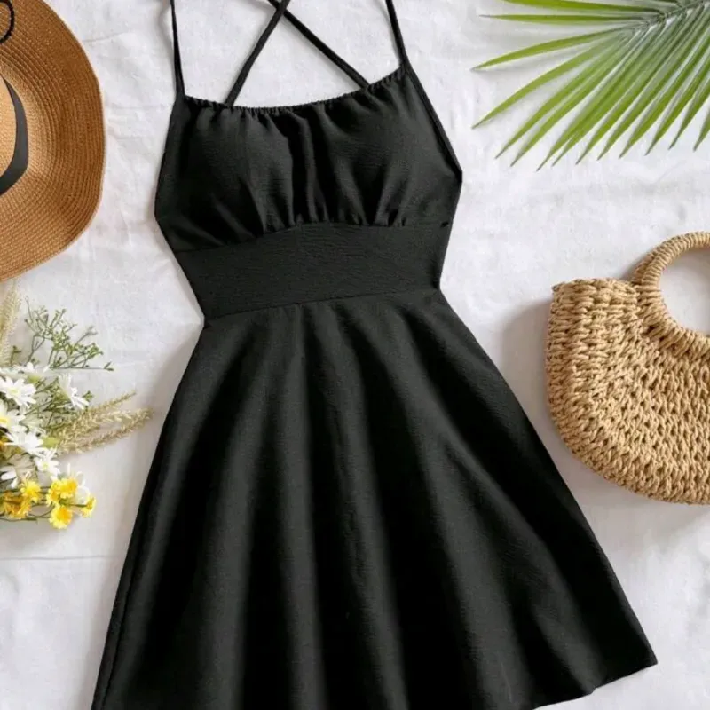 Vestdo d tirantes negro