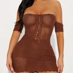 🤎 Vestido a Crochet — Carmelita