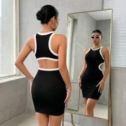 🖤 Vestido camiseta — Negro