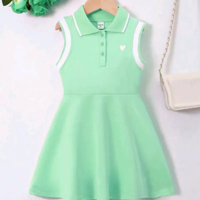 💚 Vestido corte princesa — Verde