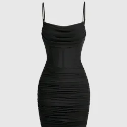 🖤 Vestido corto tul — Negro
