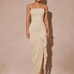 Vestido elegante albaricoque 