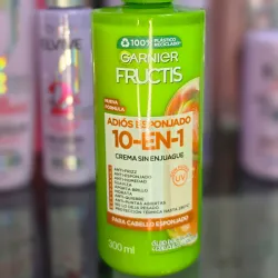 ☘️🥑🫒Fructis Adiós Esponjado 10-en-1,formulada específicamente para cabello esponjado y con frizz