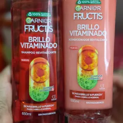 ✨️Nueva línea de Garnier Fructis Brillo Vitaminado revitalizante