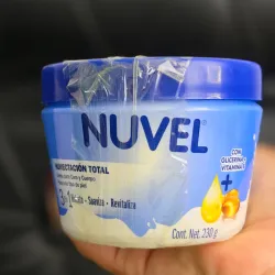 🫧🫶🏻Nuvel Crema para Cara y Cuerpo Humectación Total, 3 en 1, Multiproposito para Todo Tipo de Piel 230 G 🩵🫶🏻🫠