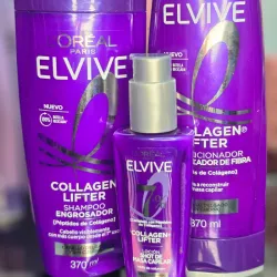 ✨️🪻Set de Shmapo,Acondicionadoe y Locion de Colageno Loreal Paris Elvive