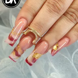Acrílico nivel medio Uñas esculpidas 