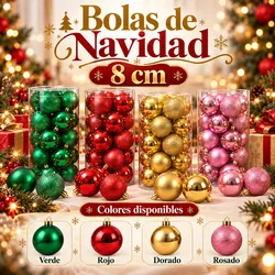Bolas Navidad de 8 cm