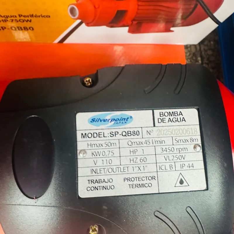 Bomba de Agua 1 Caballo de Fuerza