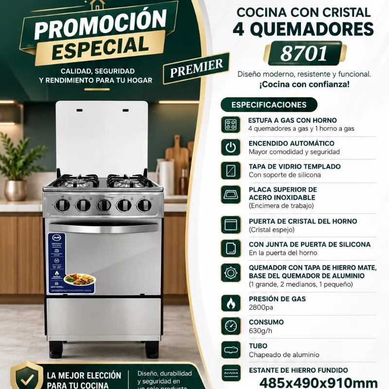 COCINA 4Q PREMIER 8701