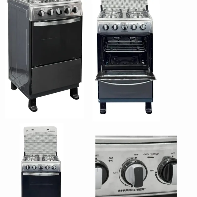 Cocina con Cristal 4 Quemadores 8935